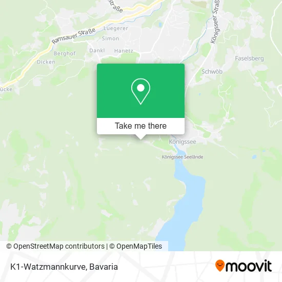 Карта K1-Watzmannkurve