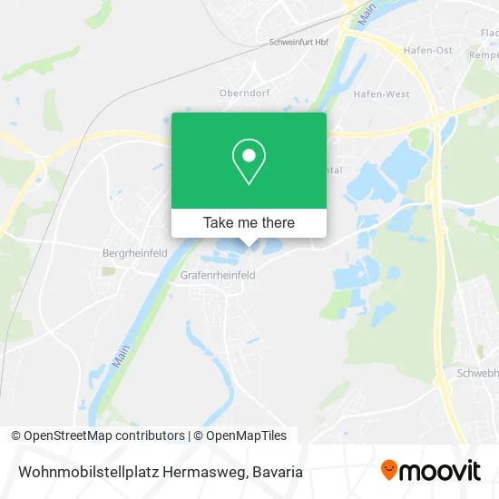Карта Wohnmobilstellplatz Hermasweg