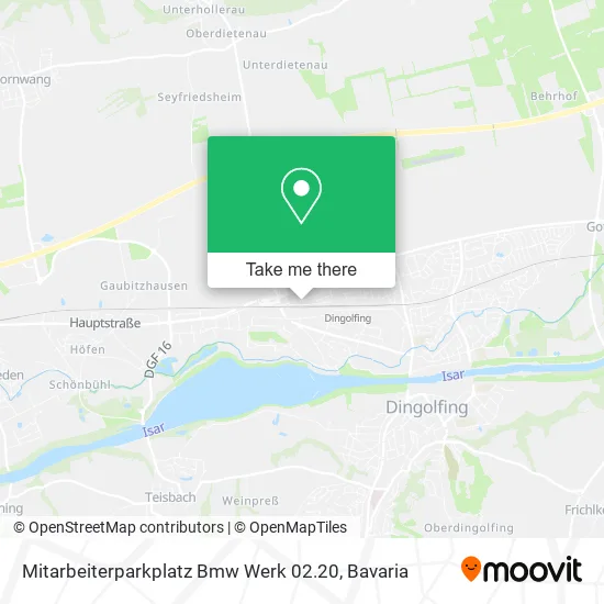 Карта Mitarbeiterparkplatz Bmw Werk 02.20