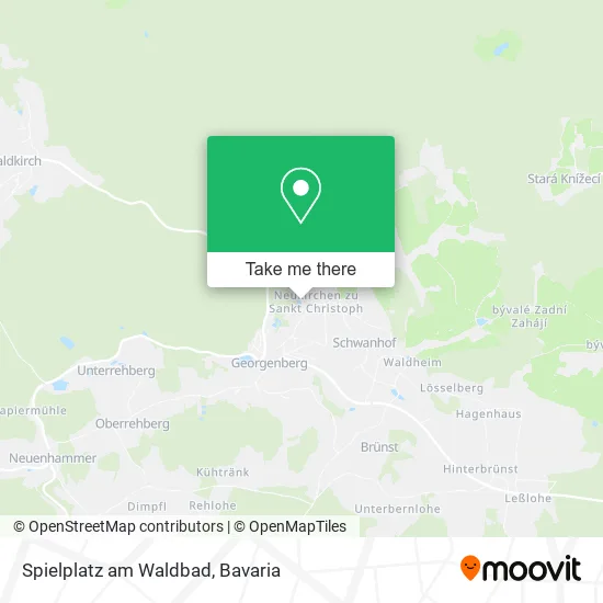 Карта Spielplatz am Waldbad