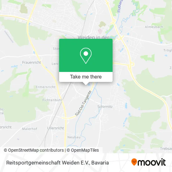 Карта Reitsportgemeinschaft Weiden E.V.
