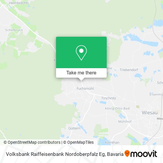 Volksbank Raiffeisenbank Nordoberpfalz Eg map