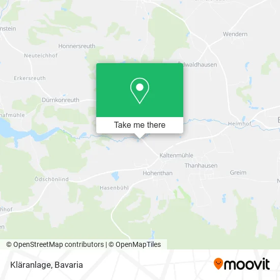 Карта Kläranlage