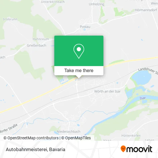 Карта Autobahnmeisterei