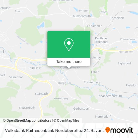 Volksbank Raiffeisenbank Nordoberpflaz 24 map