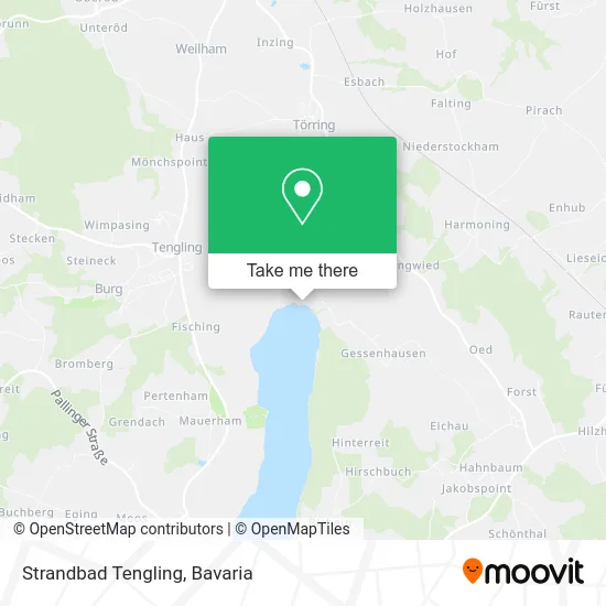 Карта Strandbad Tengling