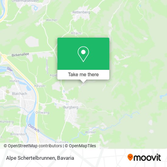 Карта Alpe Schertelbrunnen
