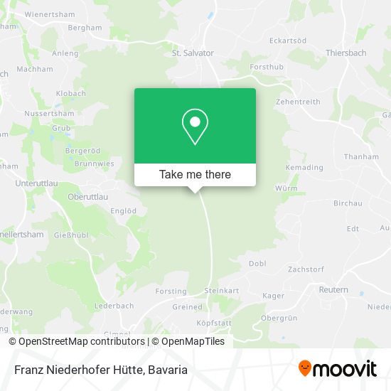 Franz Niederhofer Hütte map