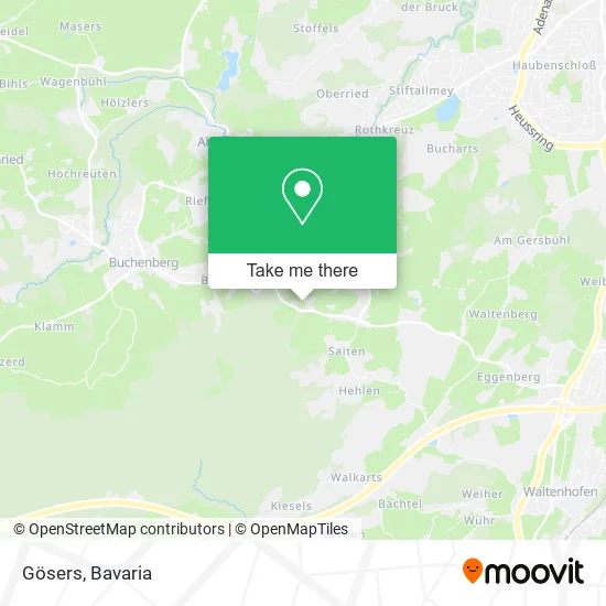 Карта Gösers