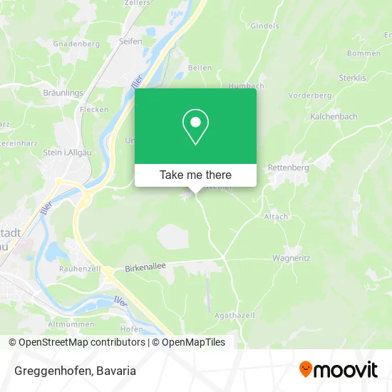 Карта Greggenhofen