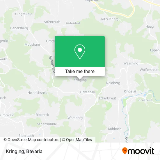Карта Kringing