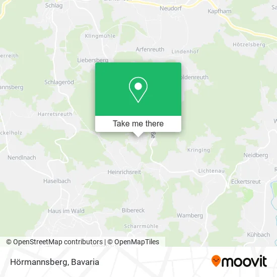Карта Hörmannsberg