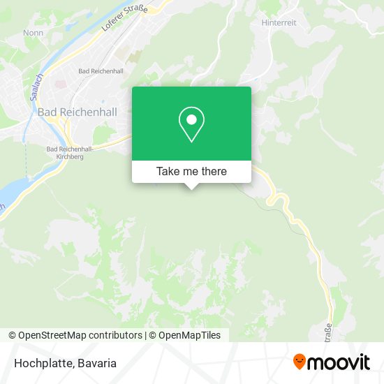 Hochplatte map