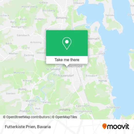 Карта Futterkiste Prien