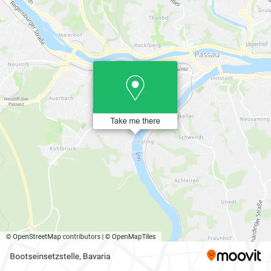 Карта Bootseinsetzstelle