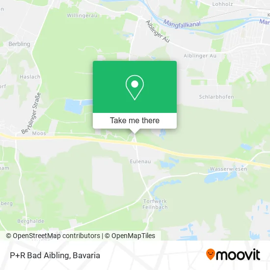 Карта P+R Bad Aibling