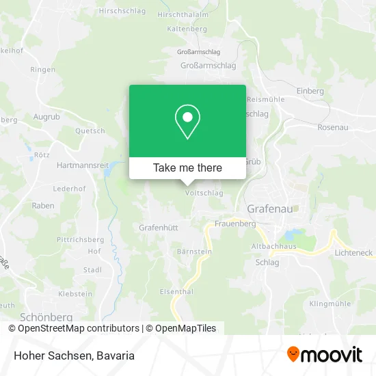 Карта Hoher Sachsen