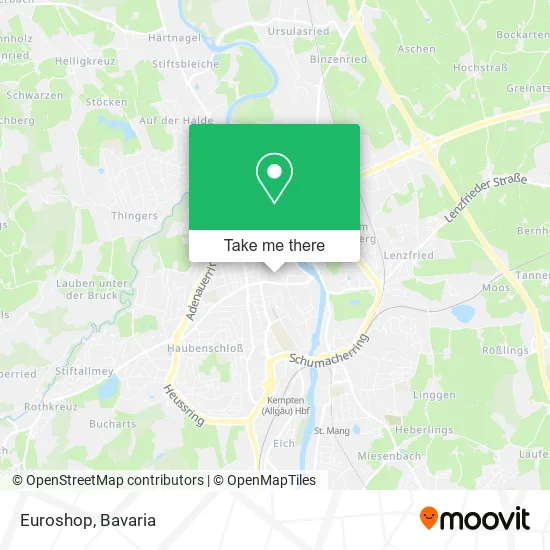 Карта Euroshop