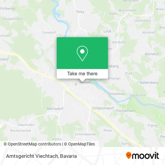 Карта Amtsgericht Viechtach