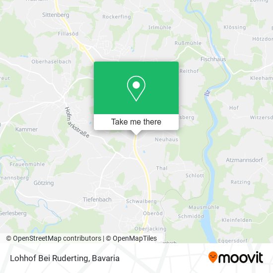 Lohhof Bei Ruderting map