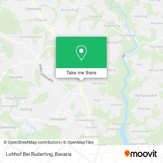 Карта Lohhof Bei Ruderting