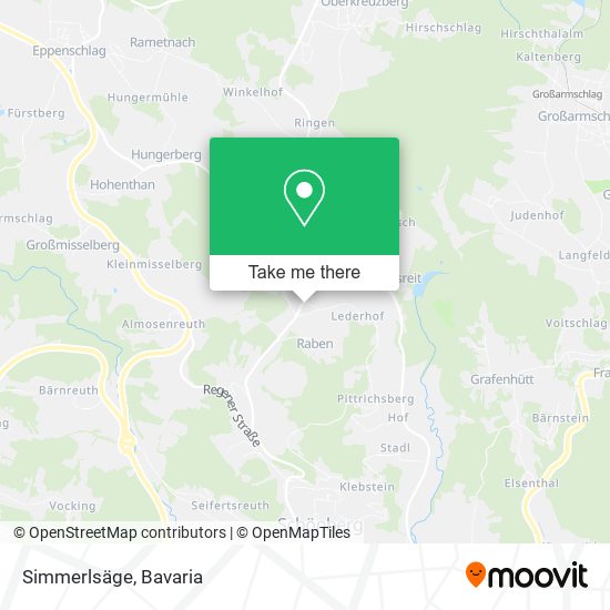Карта Simmerlsäge