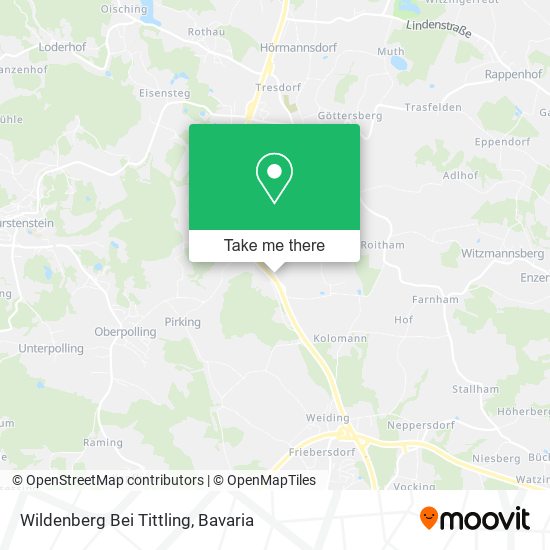 Wildenberg Bei Tittling map