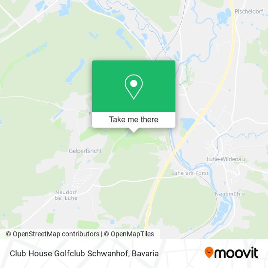 Club House Golfclub Schwanhof map