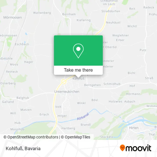 Карта Kohlfuß