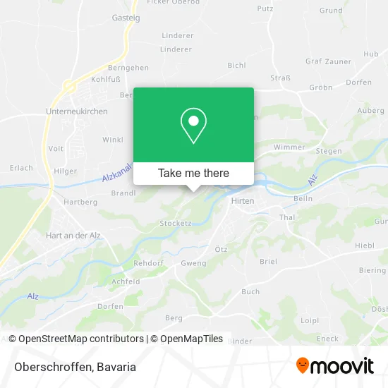 Карта Oberschroffen