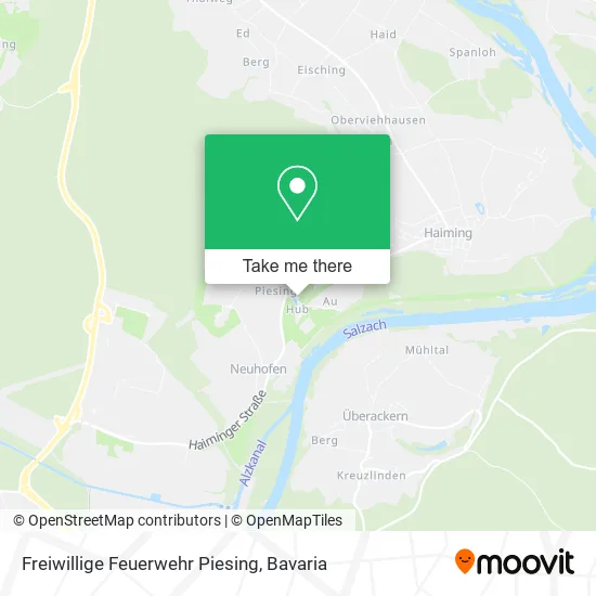 Карта Freiwillige Feuerwehr Piesing