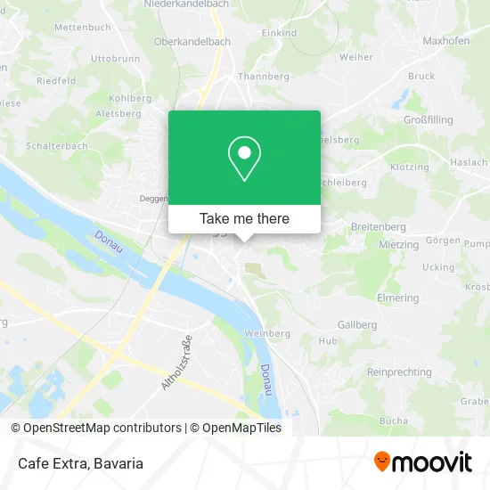 Карта Cafe Extra