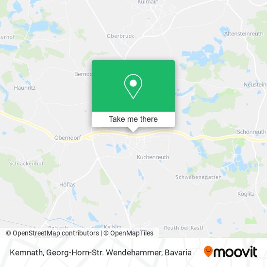 Kemnath, Georg-Horn-Str. Wendehammer map