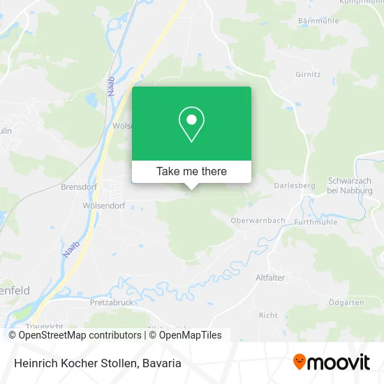 Карта Heinrich Kocher Stollen