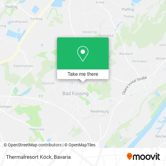 Thermalresort Köck map