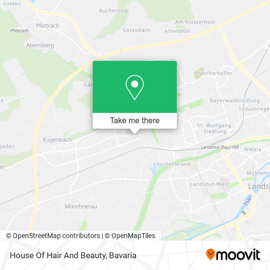 House Of Hair And Beauty map