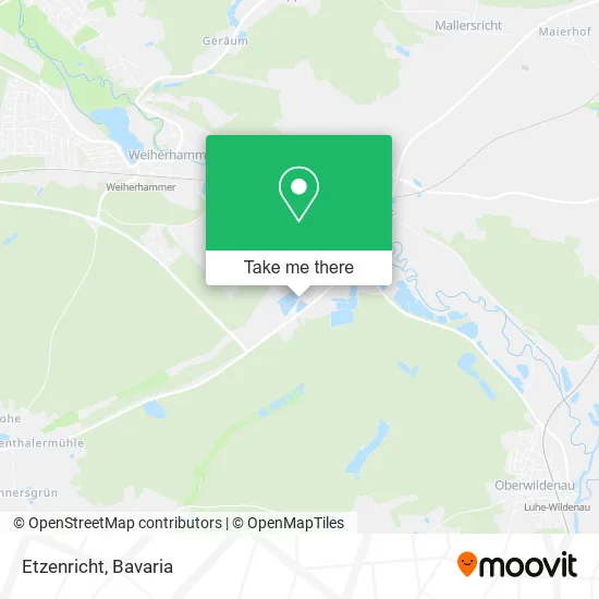 Карта Etzenricht