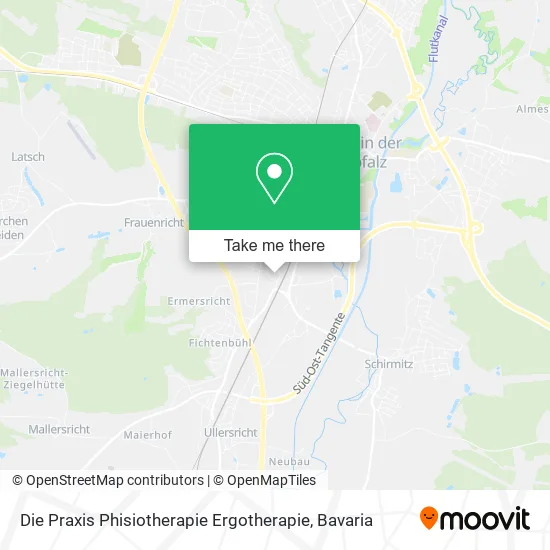 Карта Die Praxis Phisiotherapie Ergotherapie