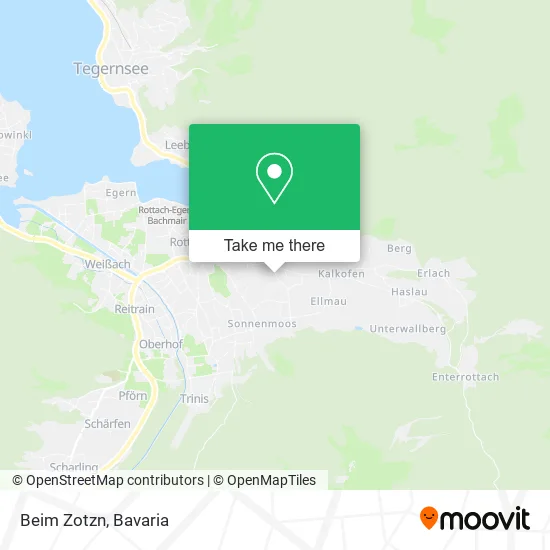 Карта Beim Zotzn