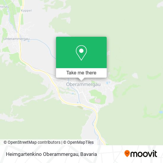 Heimgartenkino Oberammergau map