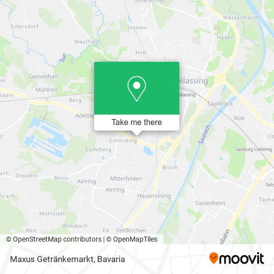 Карта Maxus Getränkemarkt