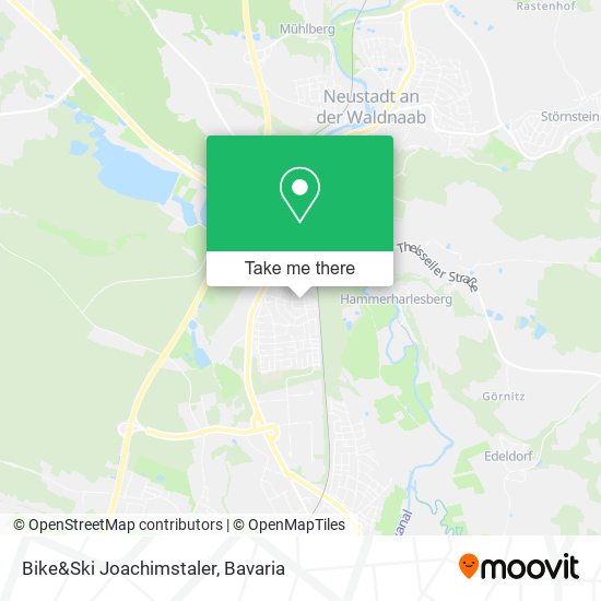 Bike&Ski Joachimstaler map