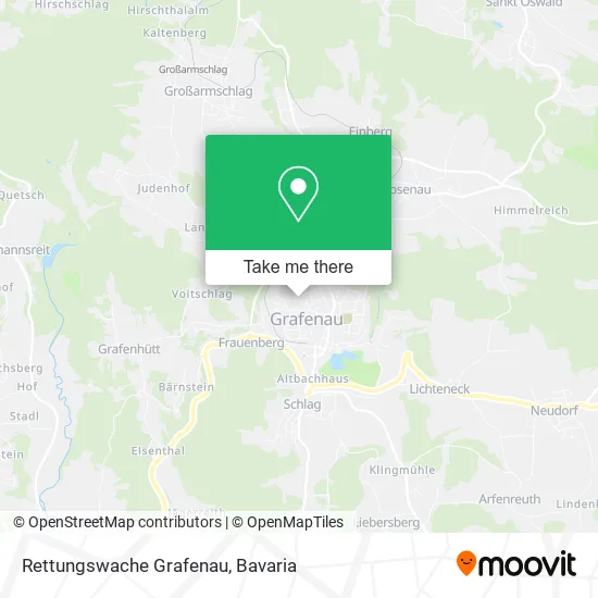 Карта Rettungswache Grafenau