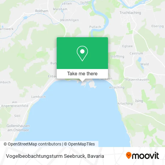 Карта Vogelbeobachtungsturm Seebruck