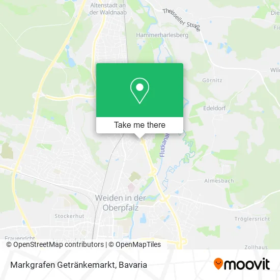 Карта Markgrafen Getränkemarkt