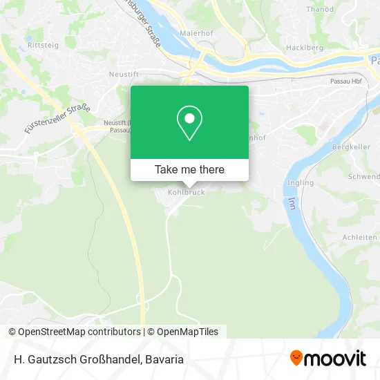 Карта H. Gautzsch Großhandel