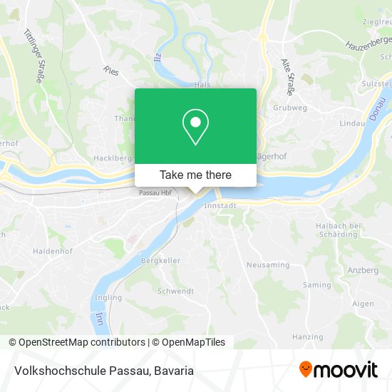 Volkshochschule Passau map