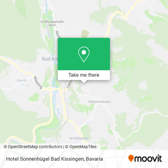 Hotel Sonnenhügel Bad Kissingen map