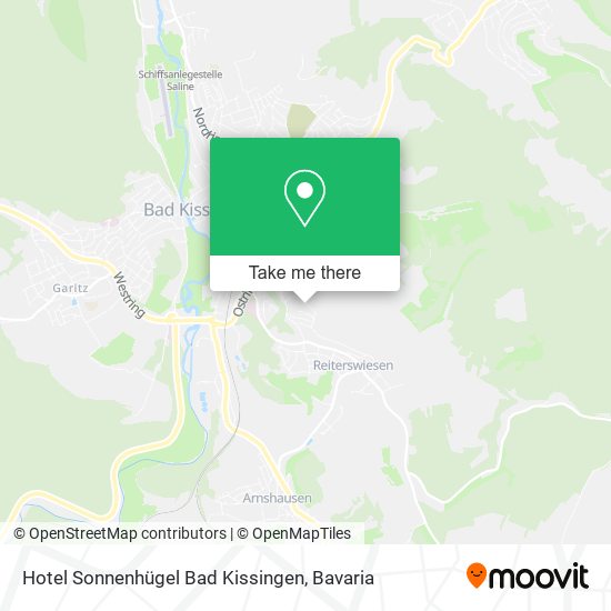 Hotel Sonnenhügel Bad Kissingen map
