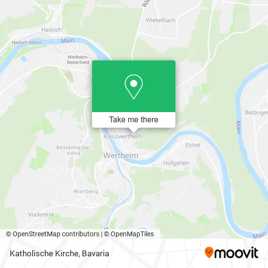 Карта Katholische Kirche